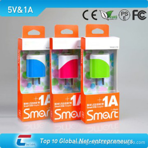 rechargeable phone charger adaptor with silica gel colour shell